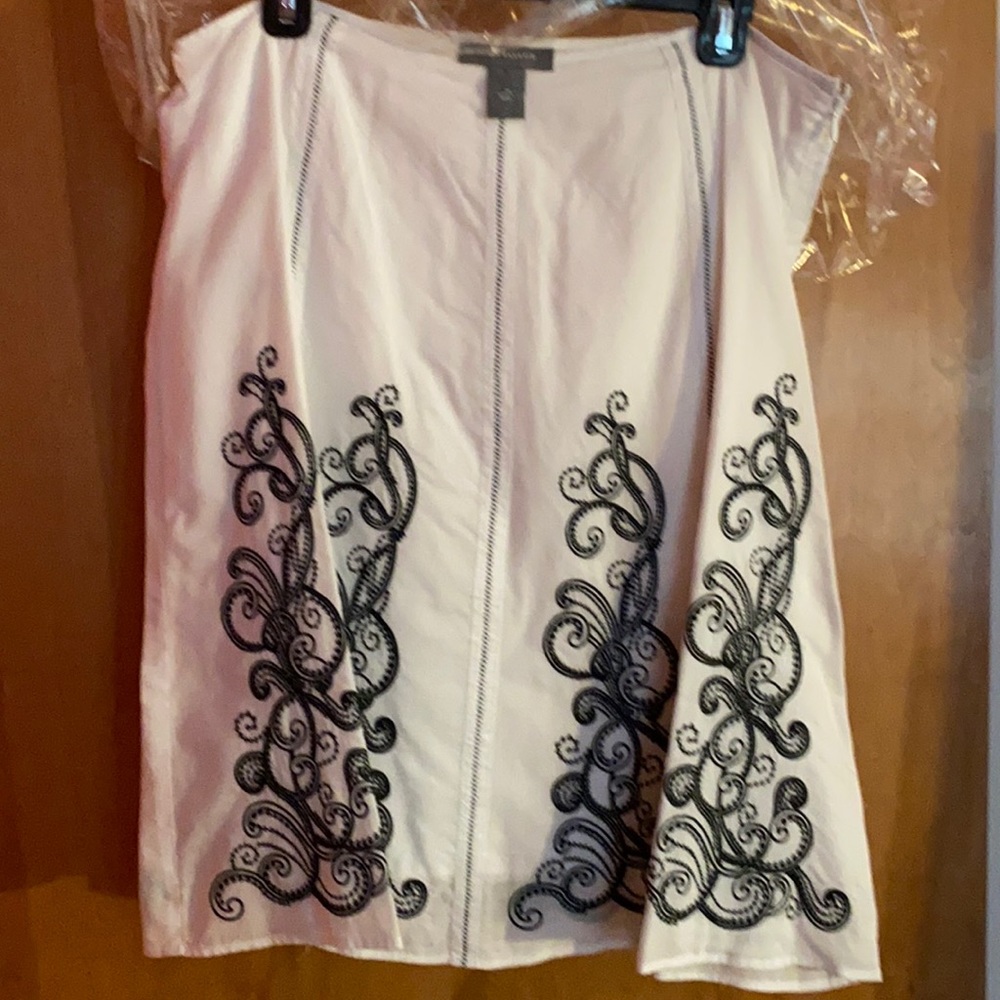 White cotton skirt